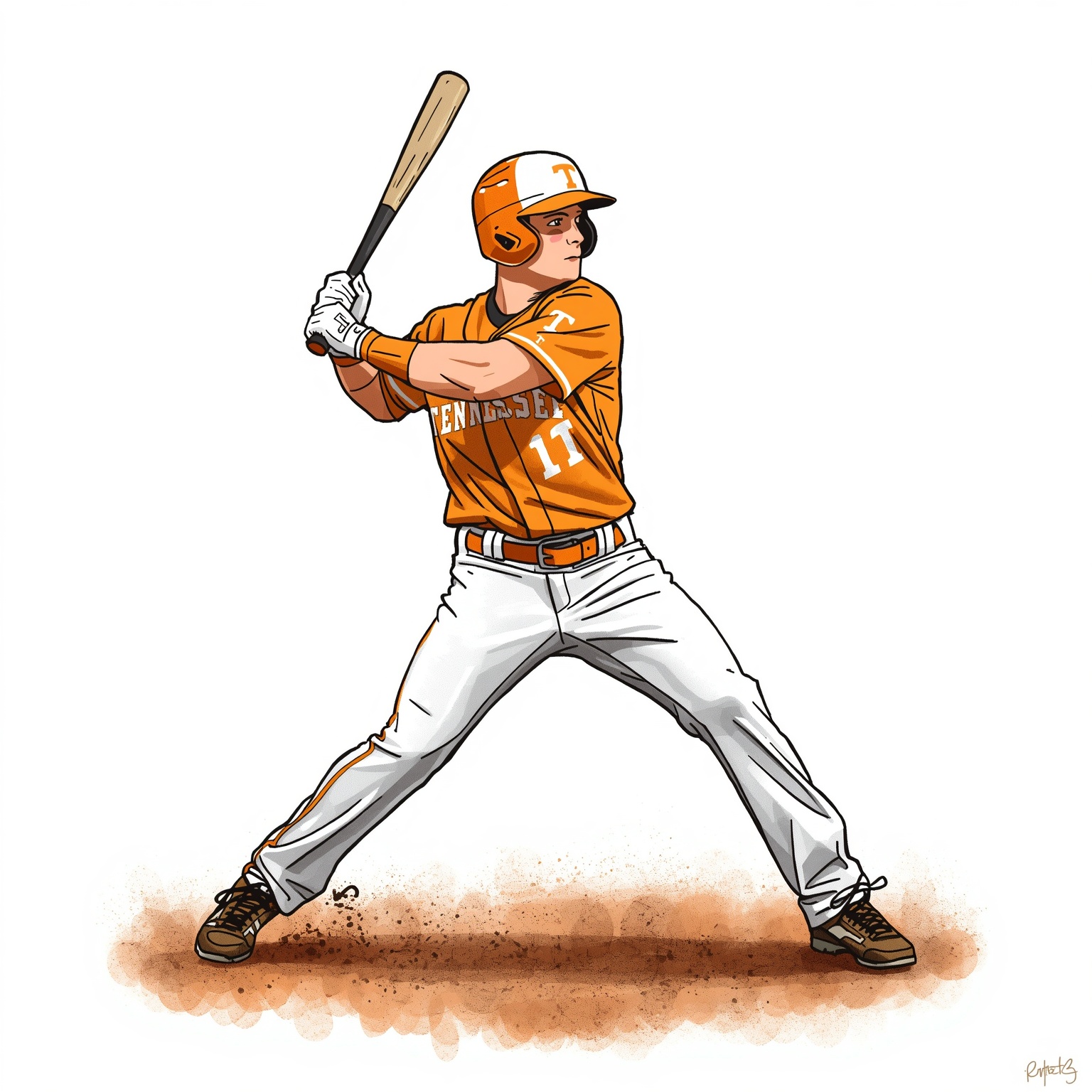 Tennessee Commit Trevor Condon Taken in MLB First Round - painting of Tennessee Volunteers baseball venue
