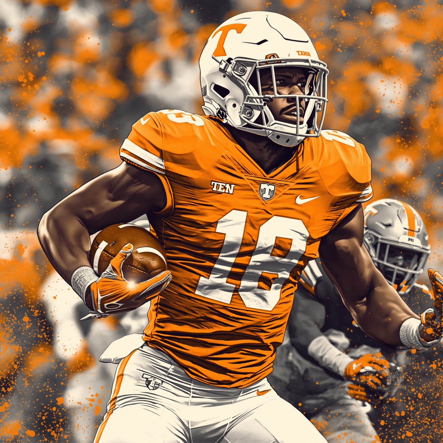 Five-Star RB’s Haircuts, NIL Wars & Decision Day - painting of Tennessee Volunteers football venue
