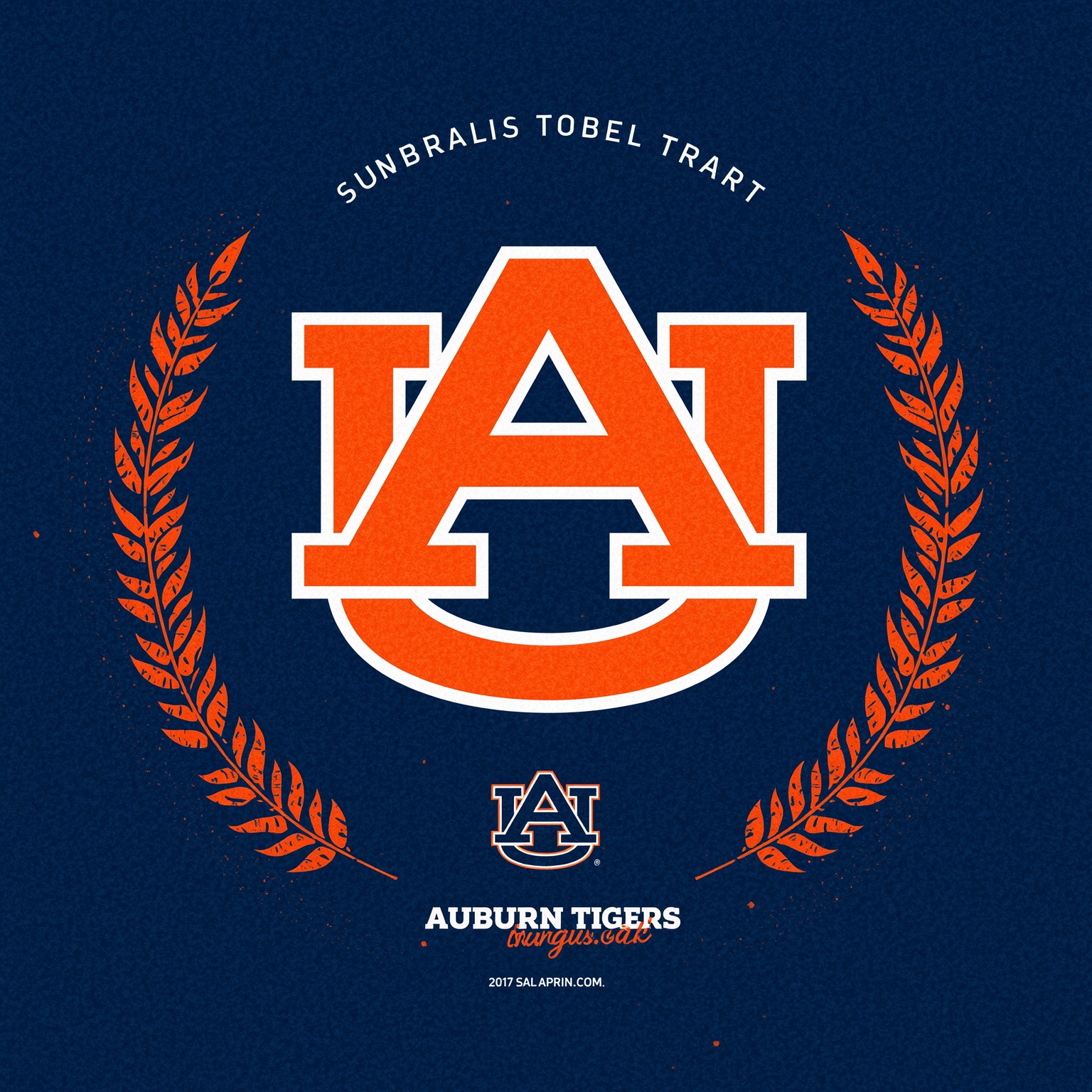 Auburn’s 2026 Season: Key Games and Shock Snub - painting of Auburn Tigers football venue